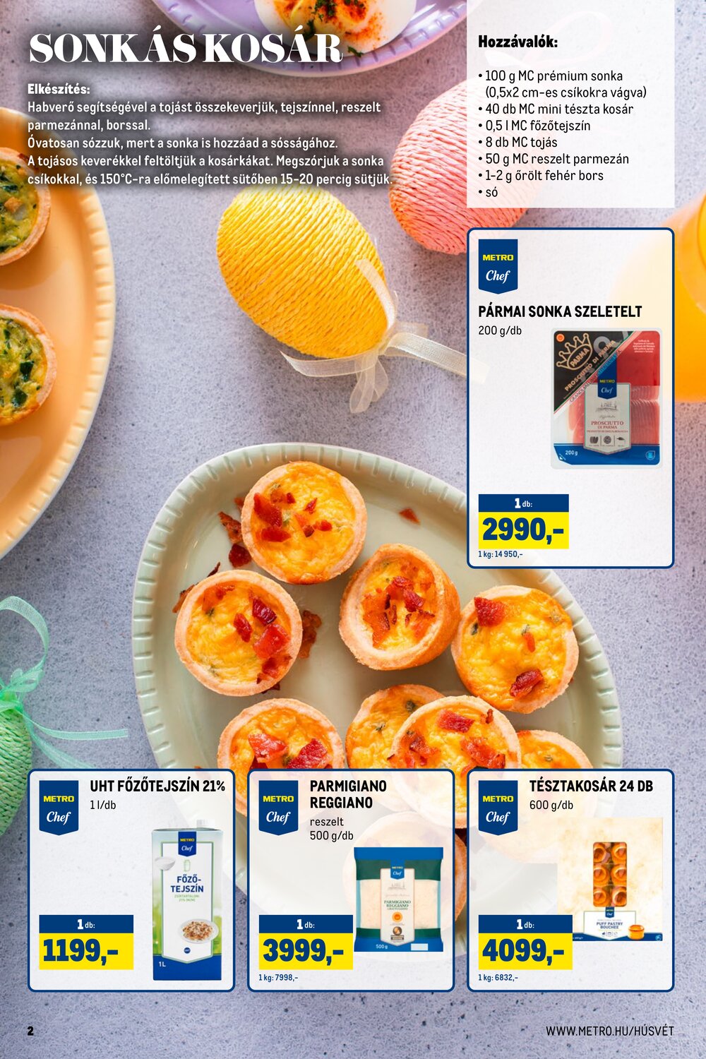 METRO akciós újság 2026.03.01-től - 2. oldal.