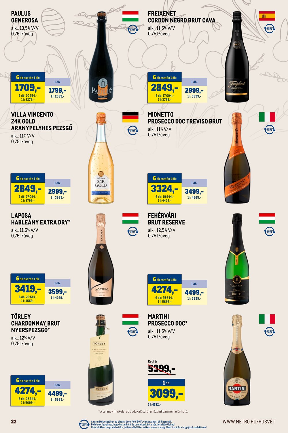 METRO akciós újság 2026.03.01-től - 22. oldal.