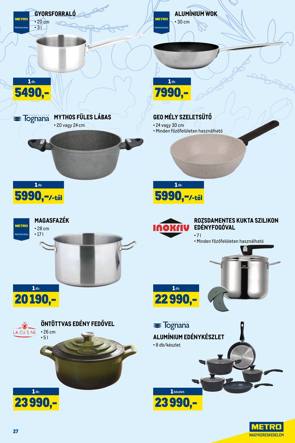 METRO akciós újság 2026.03.01-től - 27. oldal.