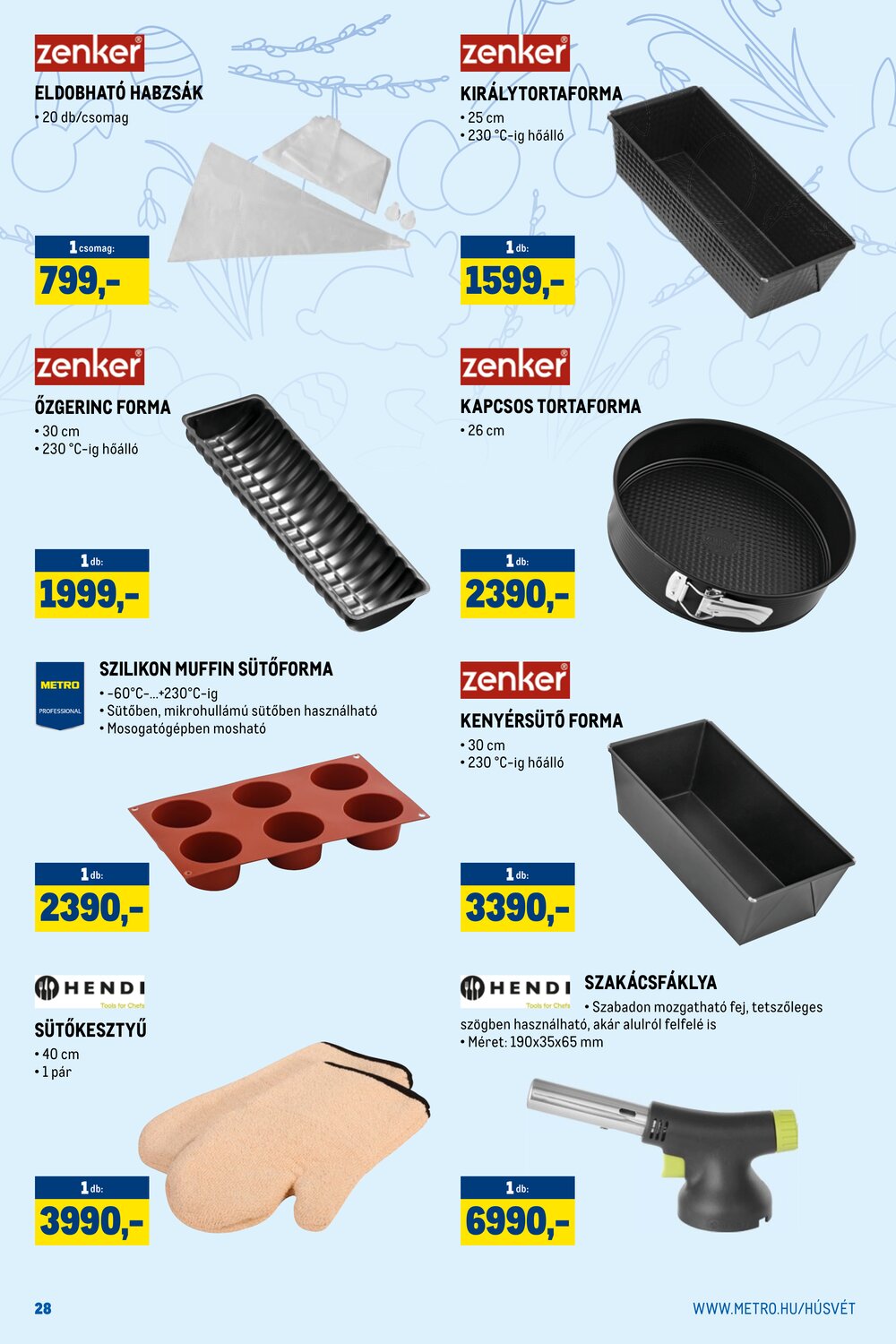 METRO akciós újság 2026.03.01-től - 28. oldal.