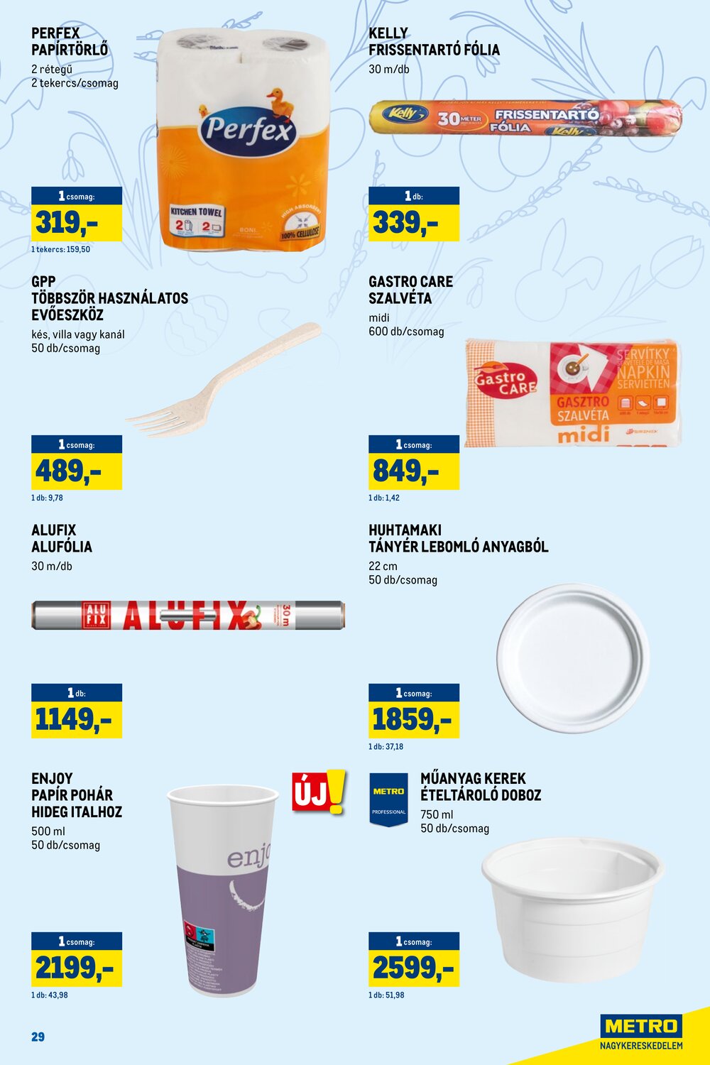 METRO akciós újság 2026.03.01-től - 29. oldal.