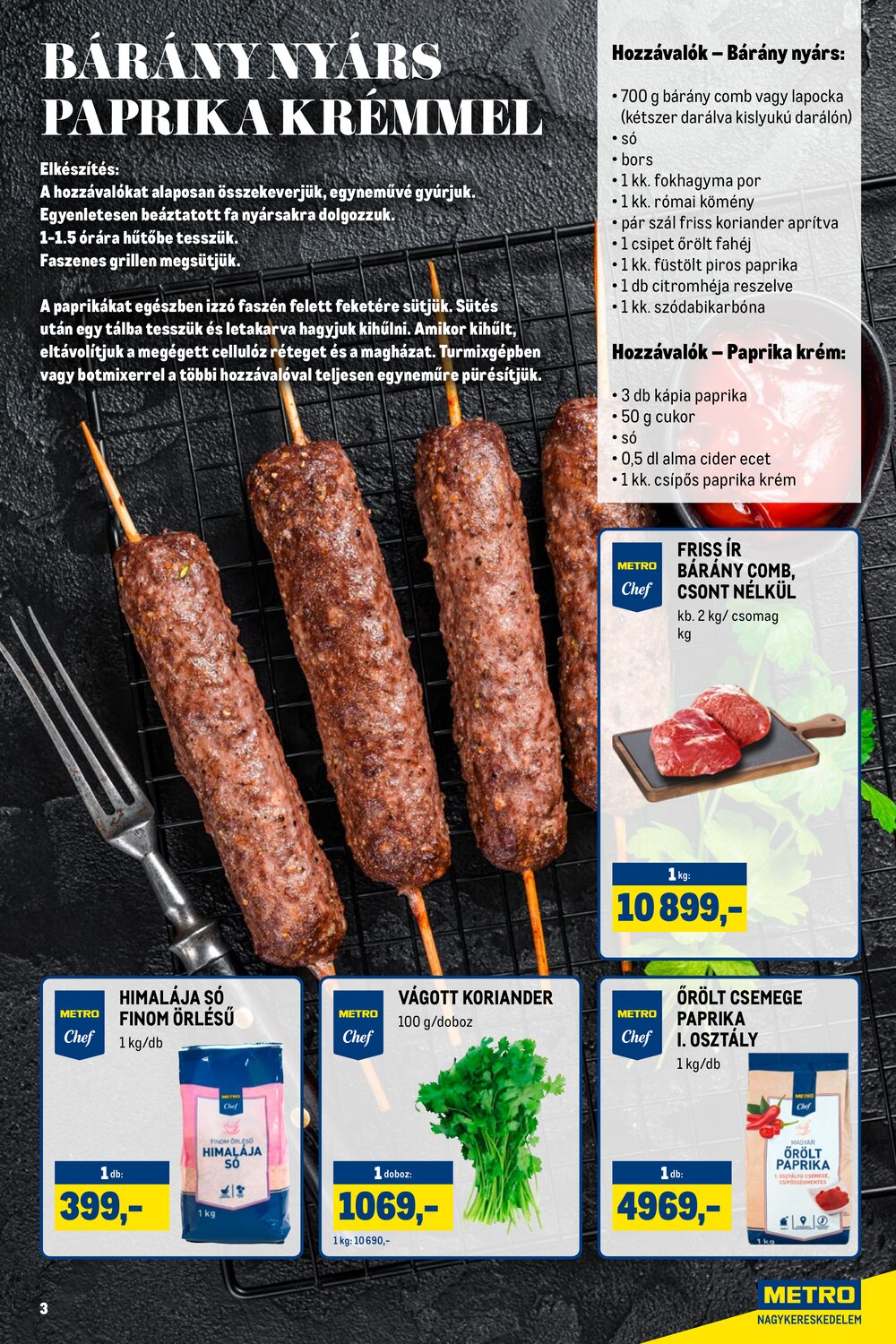 METRO akciós újság 2026.03.01-től - 3. oldal.