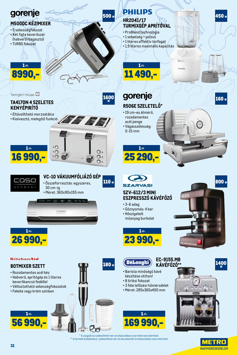 METRO akciós újság 2026.03.01-től - 31. oldal.