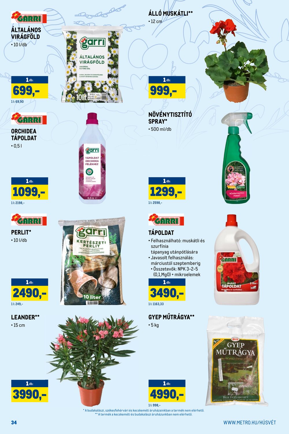 METRO akciós újság 2026.03.01-től - 34. oldal.