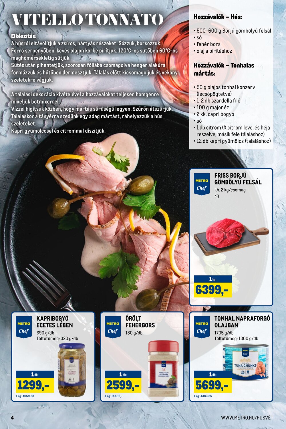 METRO akciós újság 2026.03.01-től - 4. oldal.