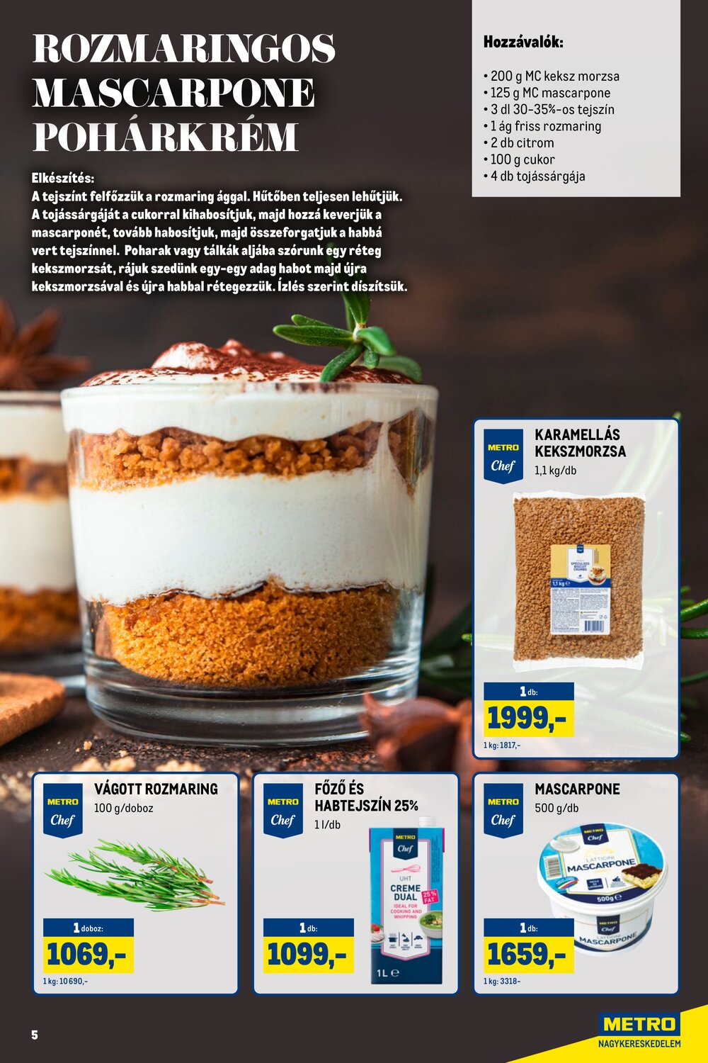 METRO akciós újság 2026.03.01-től - 5. oldal.