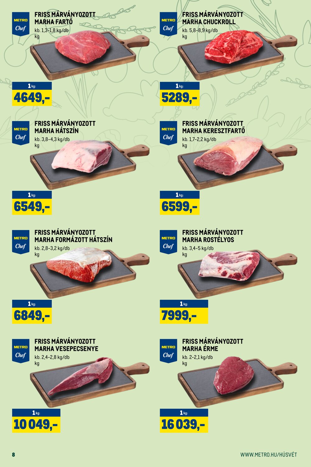 METRO akciós újság 2026.03.01-től - 8. oldal.