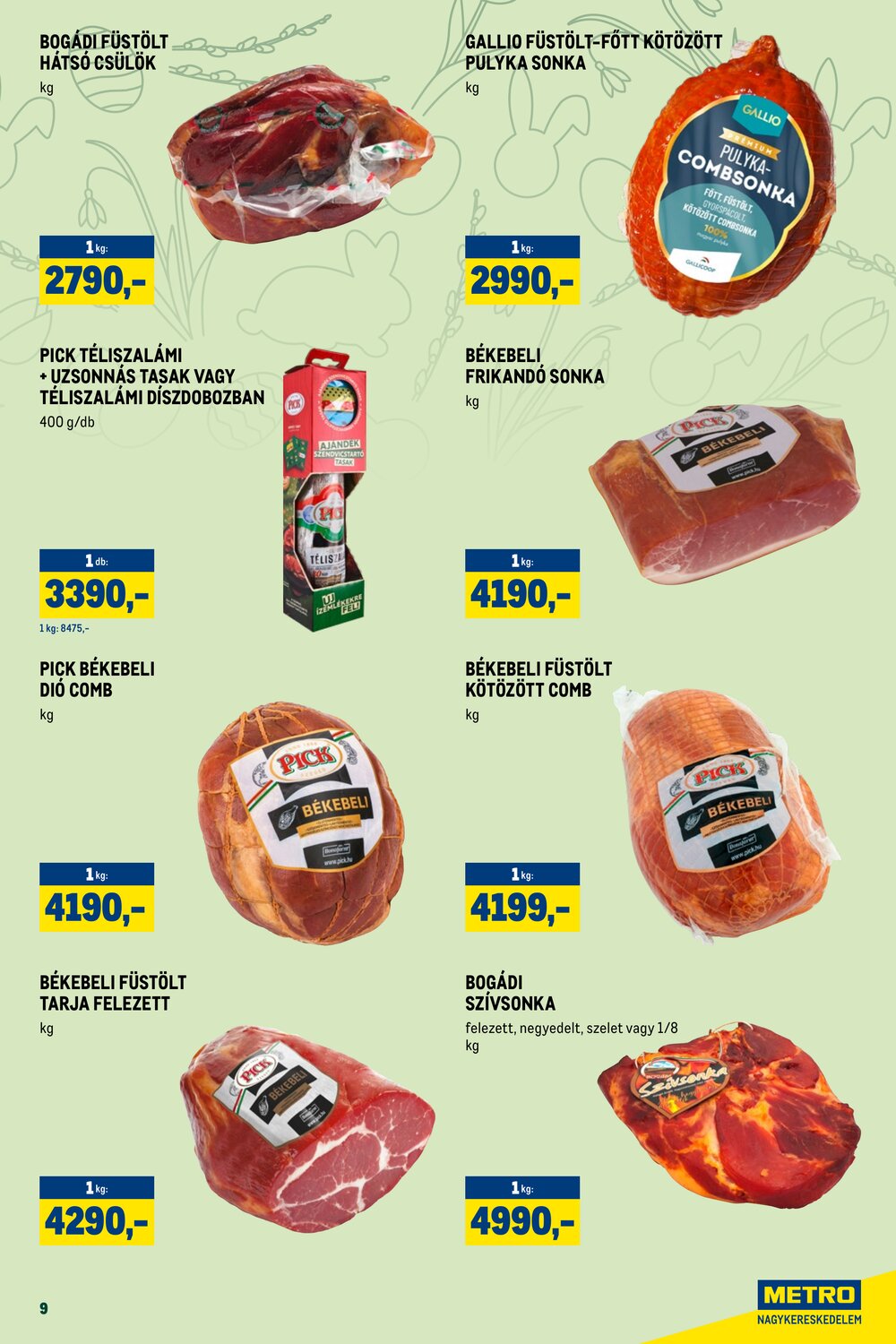 METRO akciós újság 2026.03.01-től - 9. oldal.
