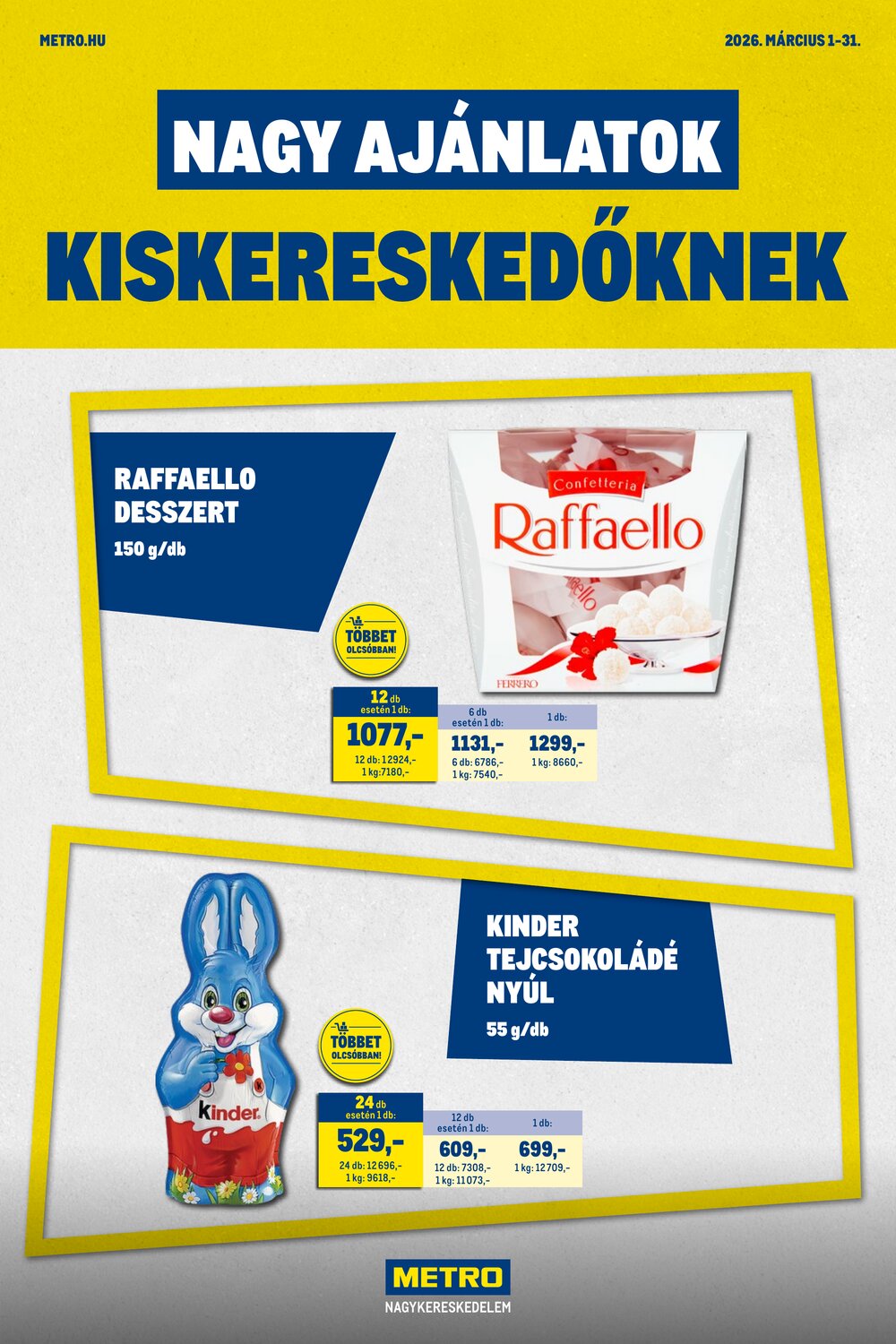 METRO akciós újság 2026.03.01-től - 1. oldal.