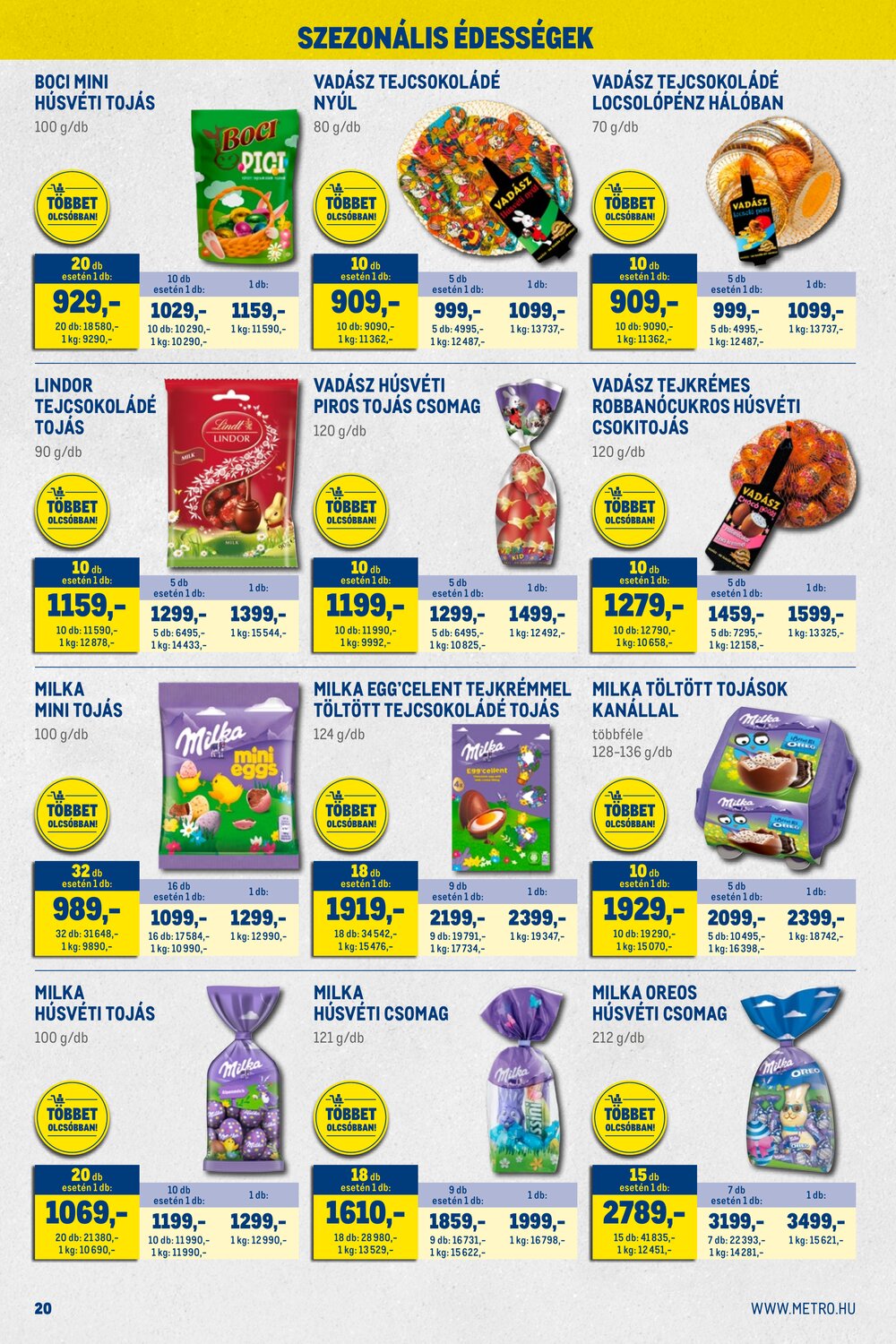 METRO akciós újság 2026.03.01-től - 20. oldal.