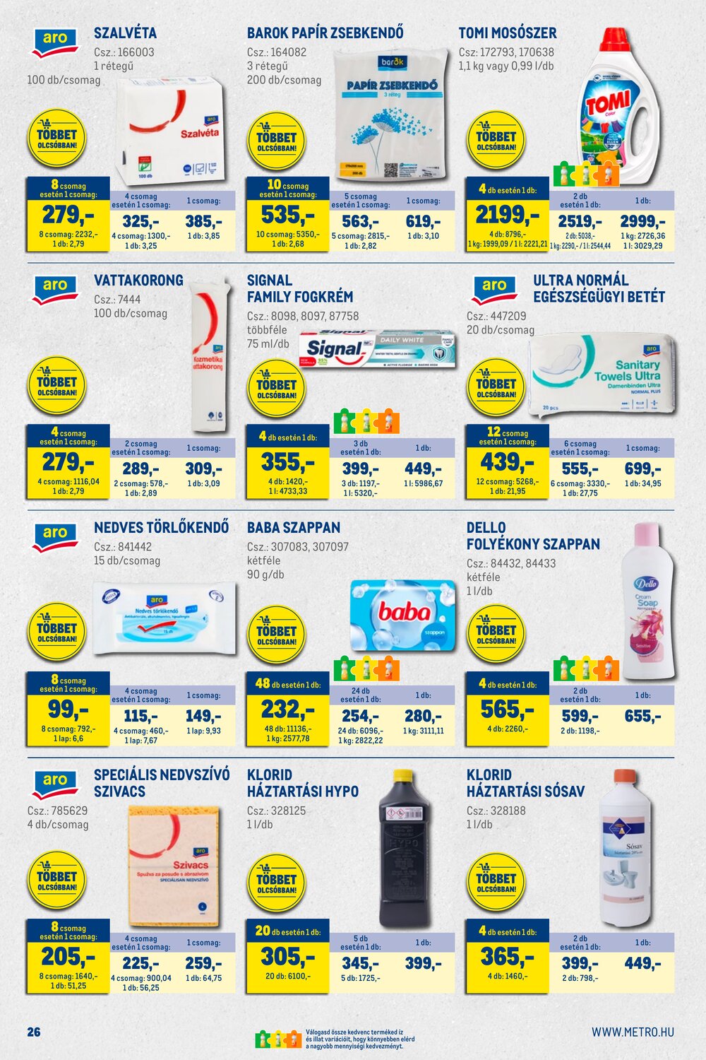 METRO akciós újság 2026.03.01-től - 26. oldal.
