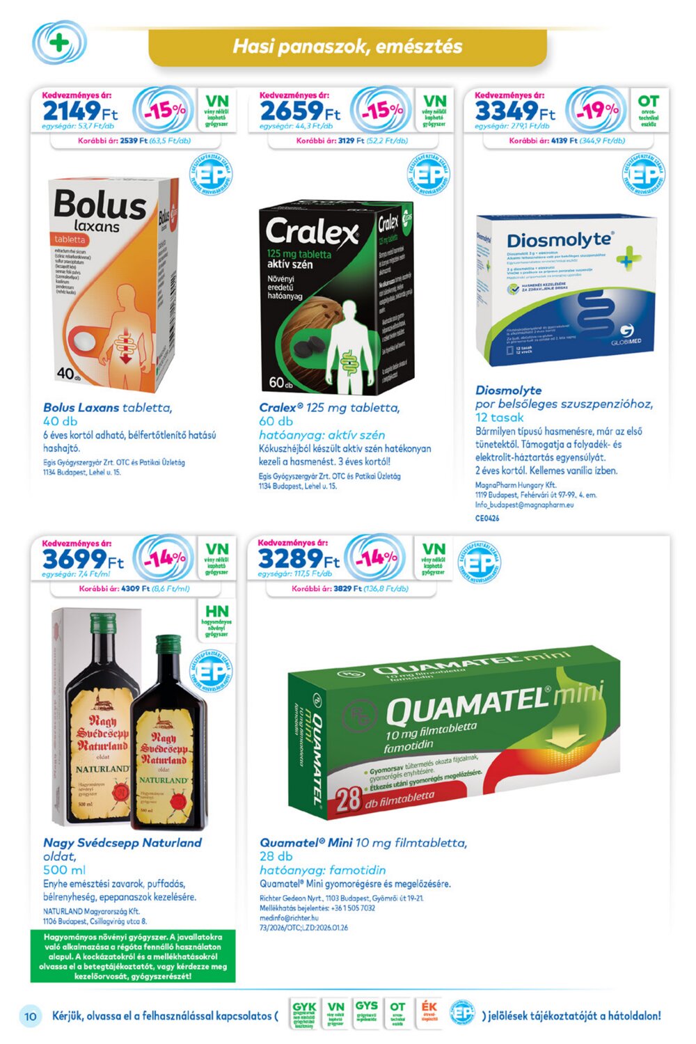 Gyöngy Patikák akciós újság 2026.03.01-től - 10. oldal.