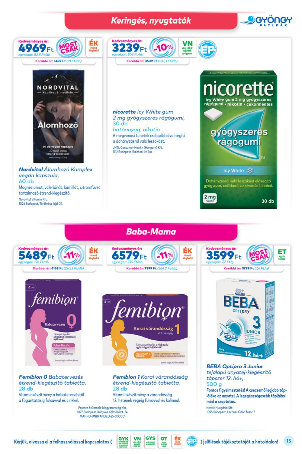 Gyöngy Patikák akciós újság 2026.03.01-től - 15. oldal.