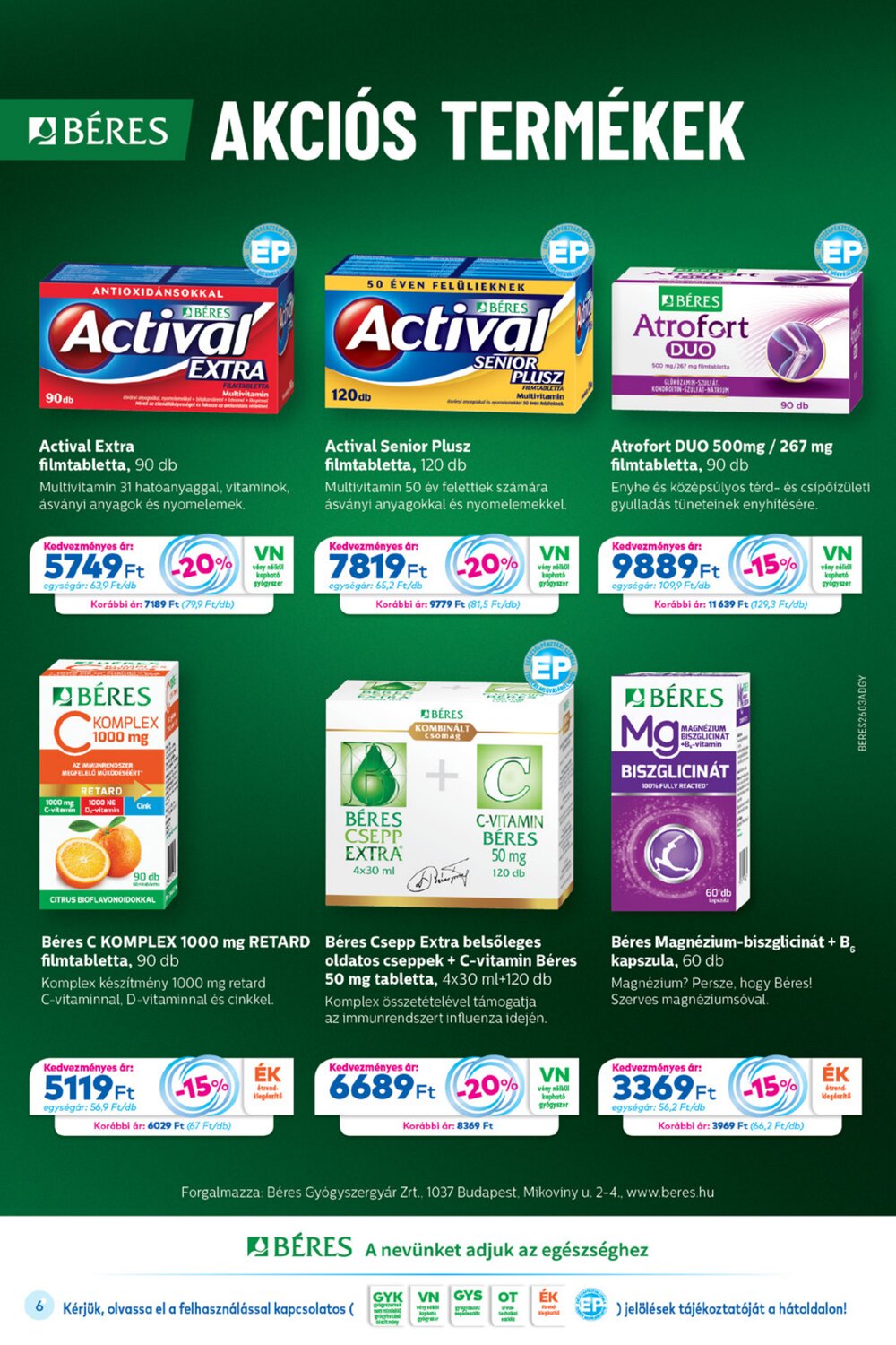 Gyöngy Patikák akciós újság 2026.03.01-től - 6. oldal.