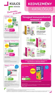 Kulcs Patika akciós újság 2026.03.01-től