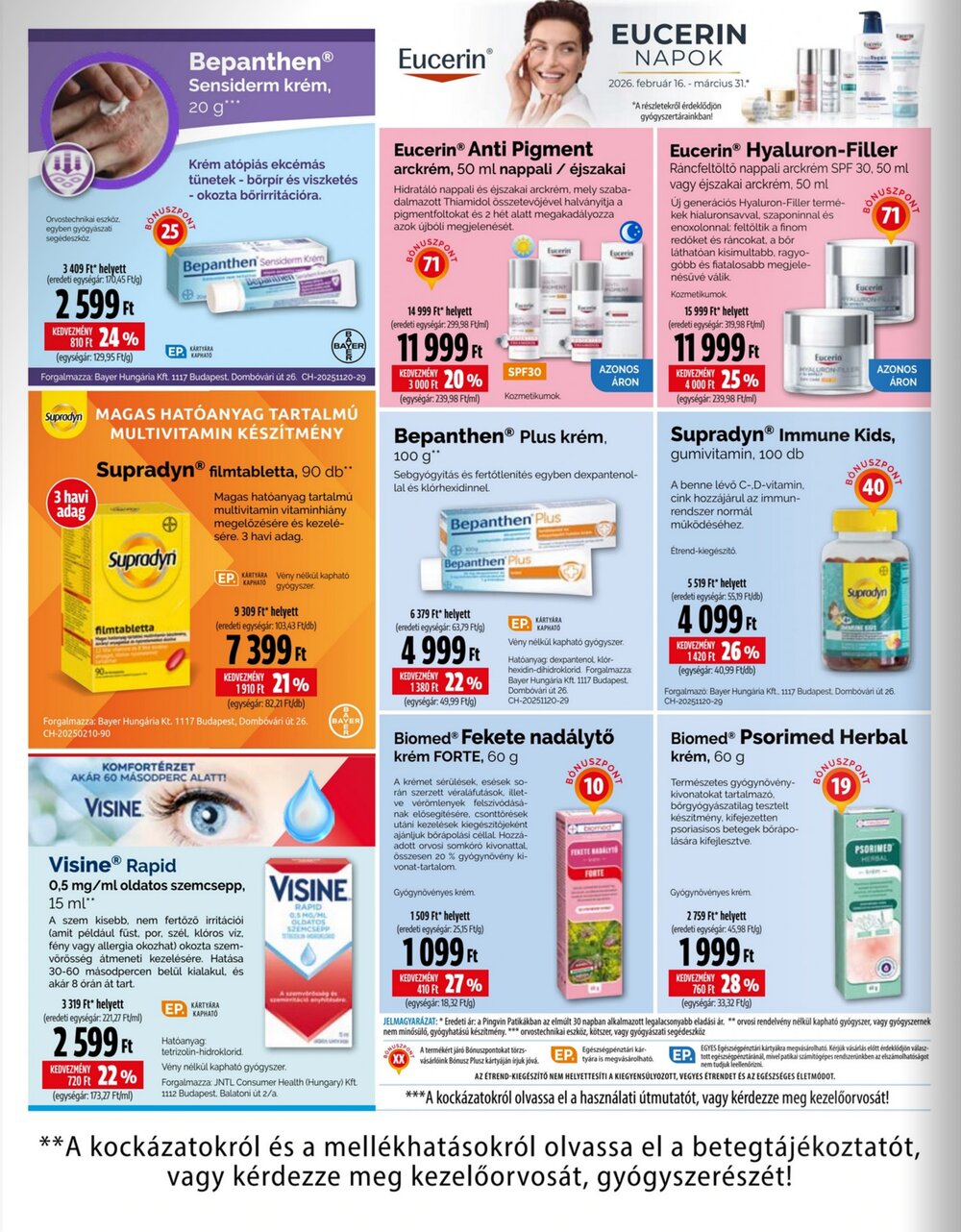 Pingvin Patika akciós újság 2026.03.01-től - 12. oldal.