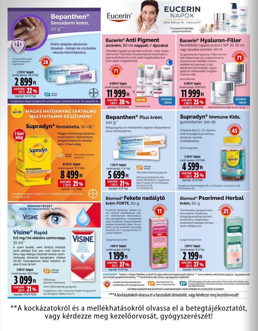Pingvin Patika akciós újság 2026.03.01-től - 12. oldal.