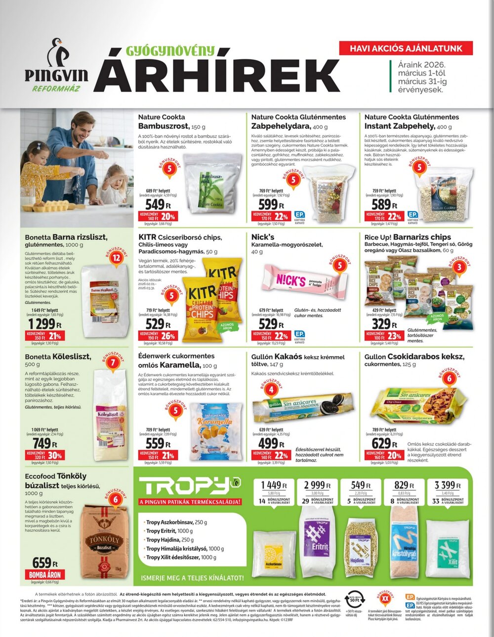 Pingvin Patika akciós újság 2026.03.01-től - 4. oldal.