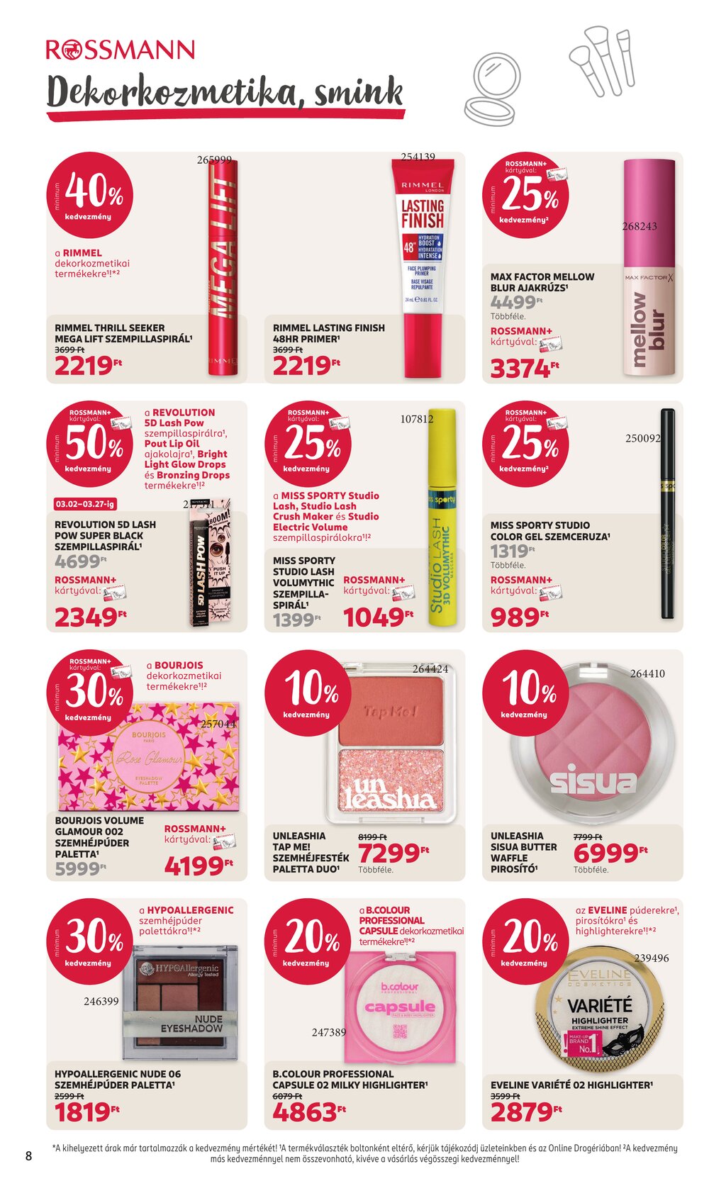 Rossmann akciós újság 2026.03.02-től - 10. oldal.