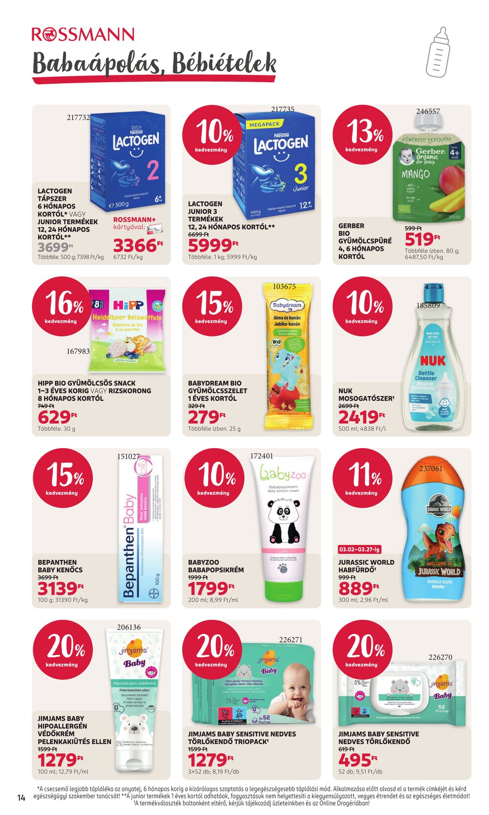 Rossmann akciós újság 2026.03.02-től - 16. oldal.
