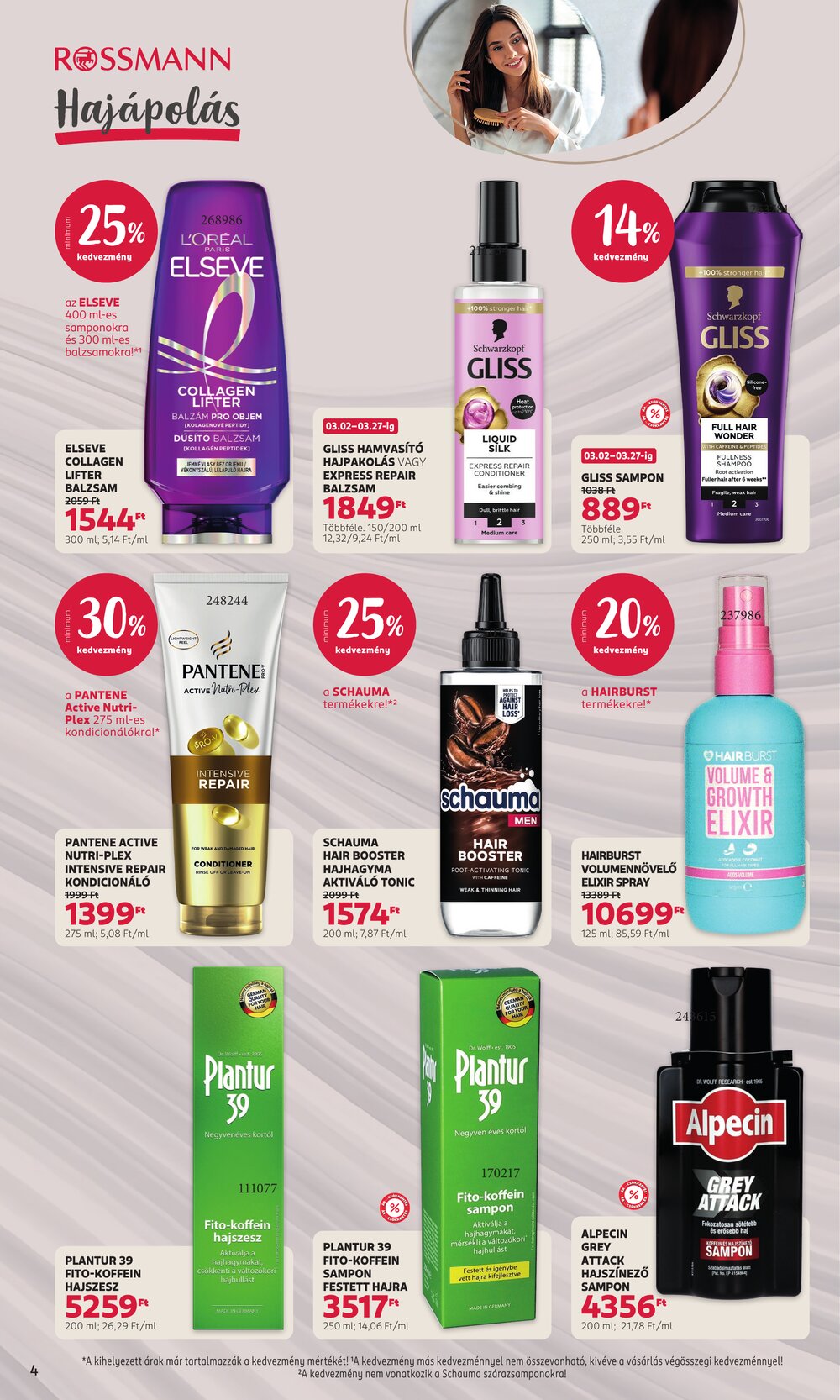 Rossmann akciós újság 2026.03.02-től - 4. oldal.