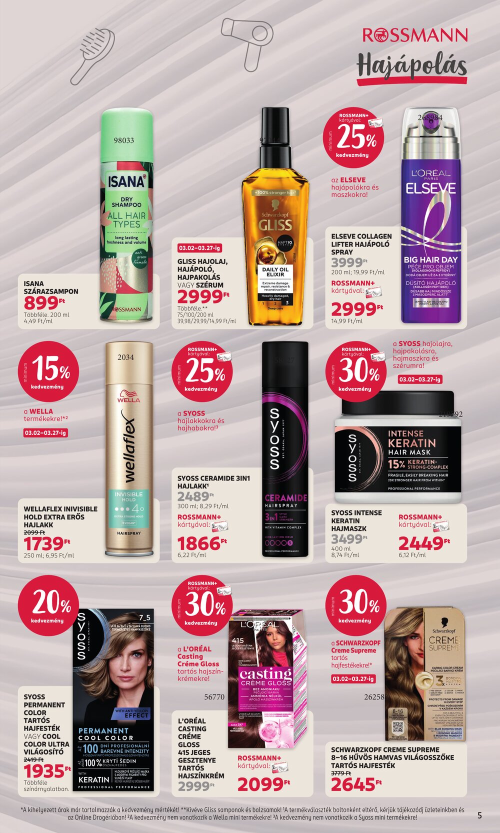Rossmann akciós újság 2026.03.02-től - 5. oldal.
