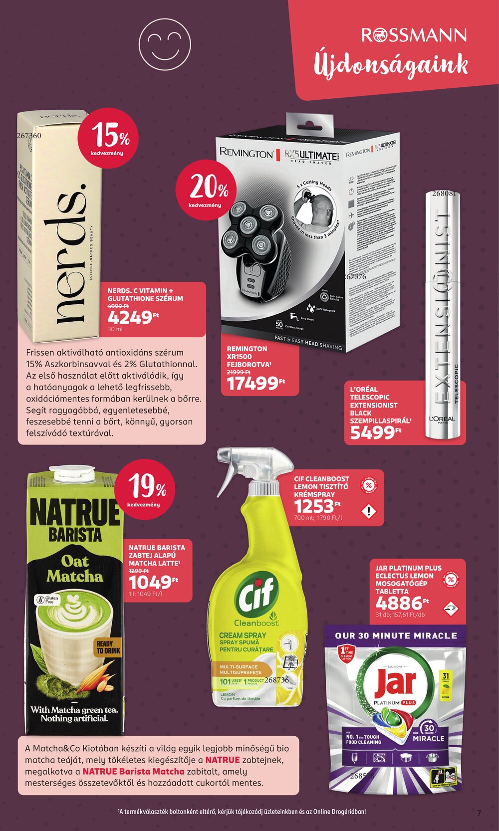 Rossmann akciós újság 2026.03.02-től - 7. oldal.