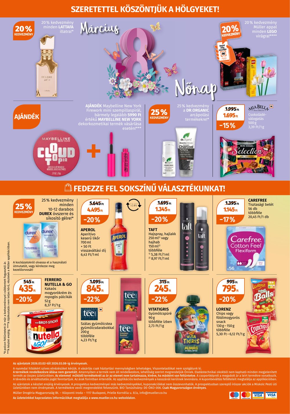 Müller drogéria akciós újság 2026.03.02-től - 12. oldal.