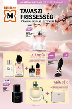 Müller drogéria akciós újság 2026.03.02-től