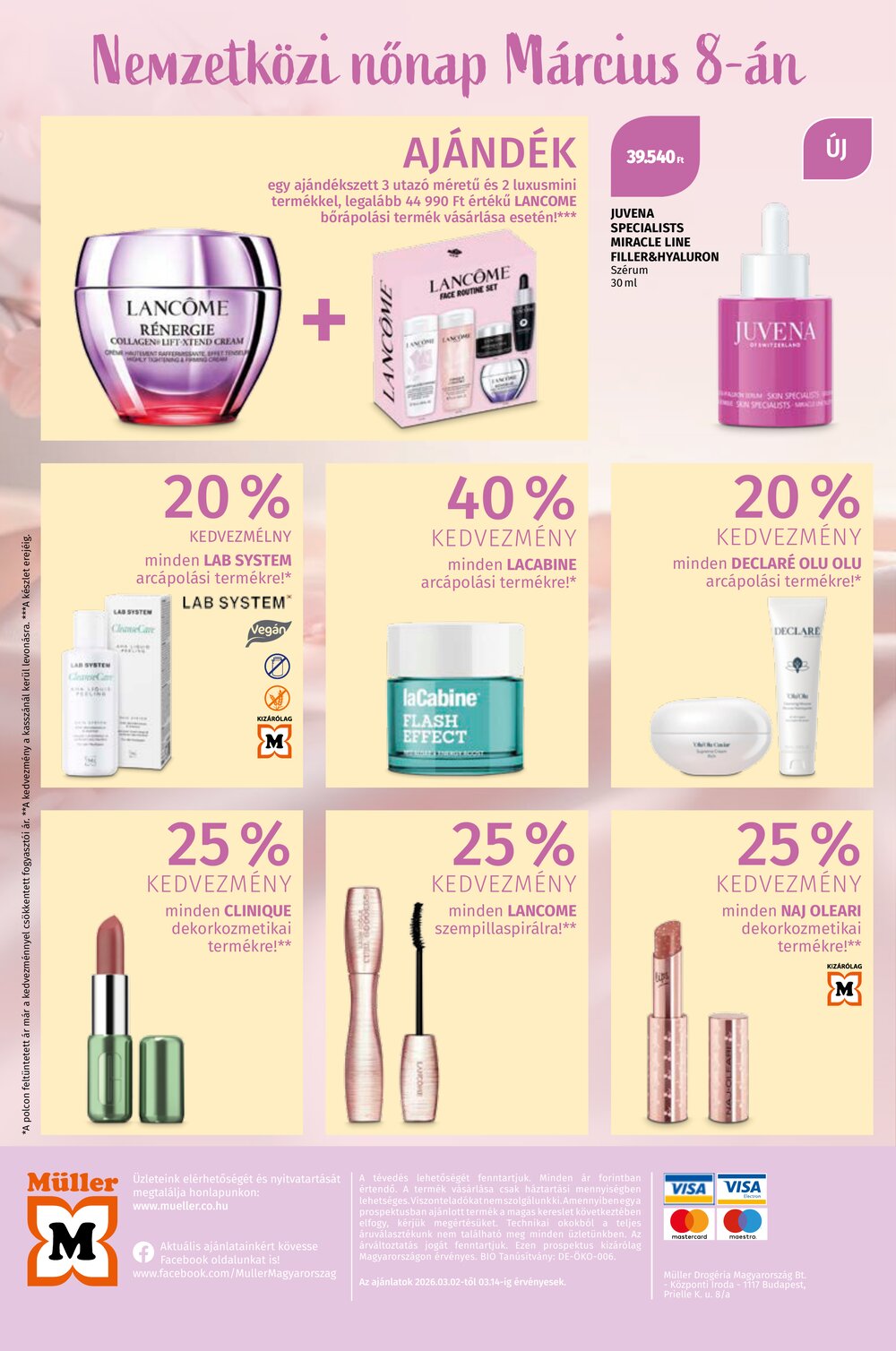 Müller drogéria akciós újság 2026.03.02-től - 6. oldal.