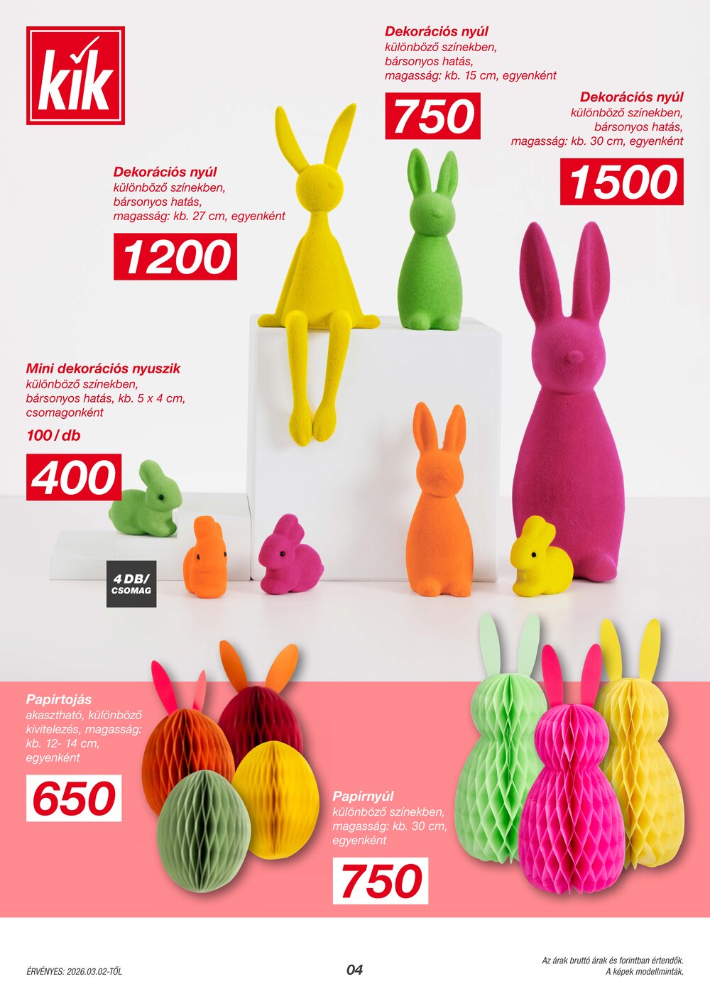 KIK akciós újság 2026.03.02-től - 4. oldal.