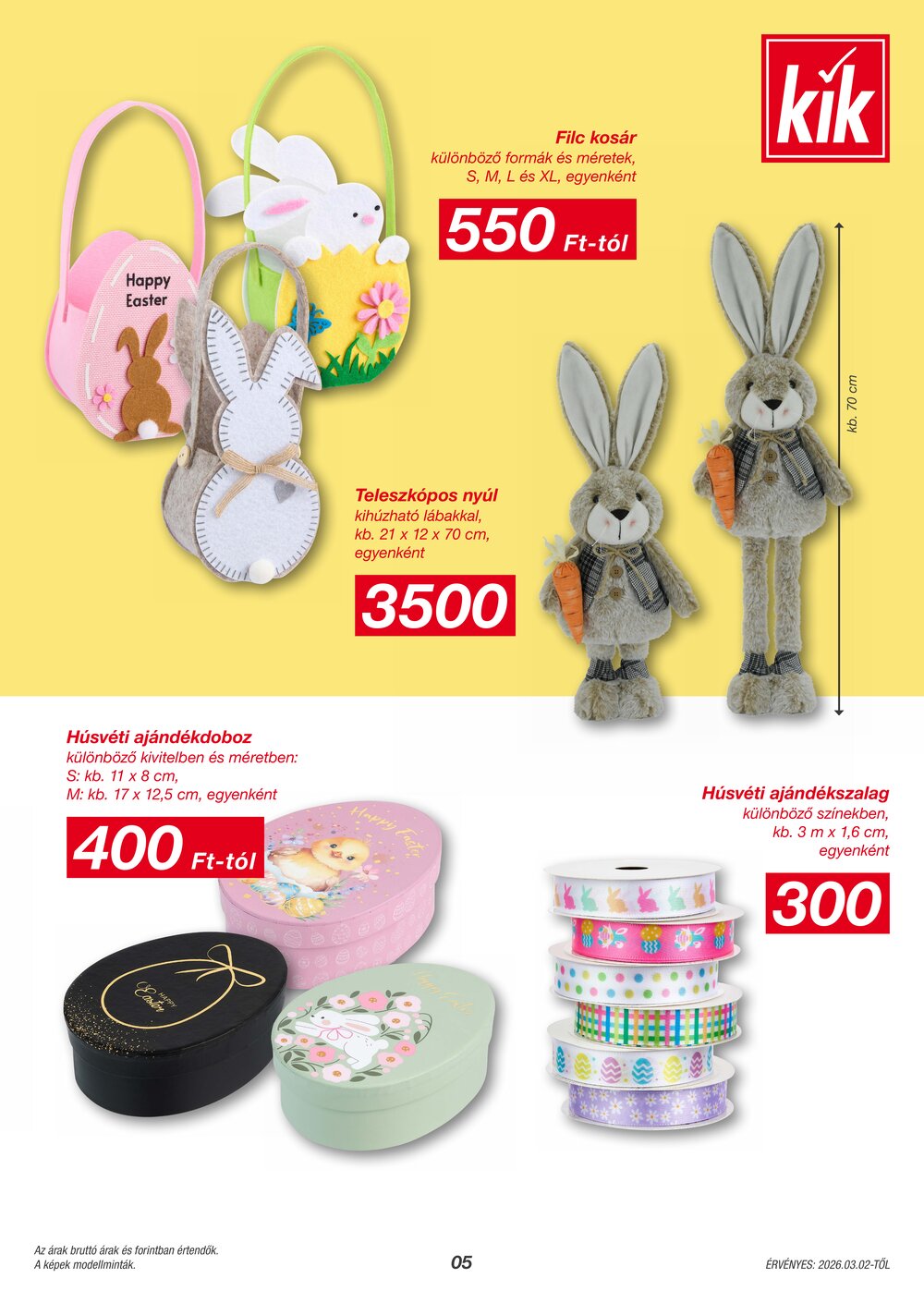 KIK akciós újság 2026.03.02-től - 5. oldal.