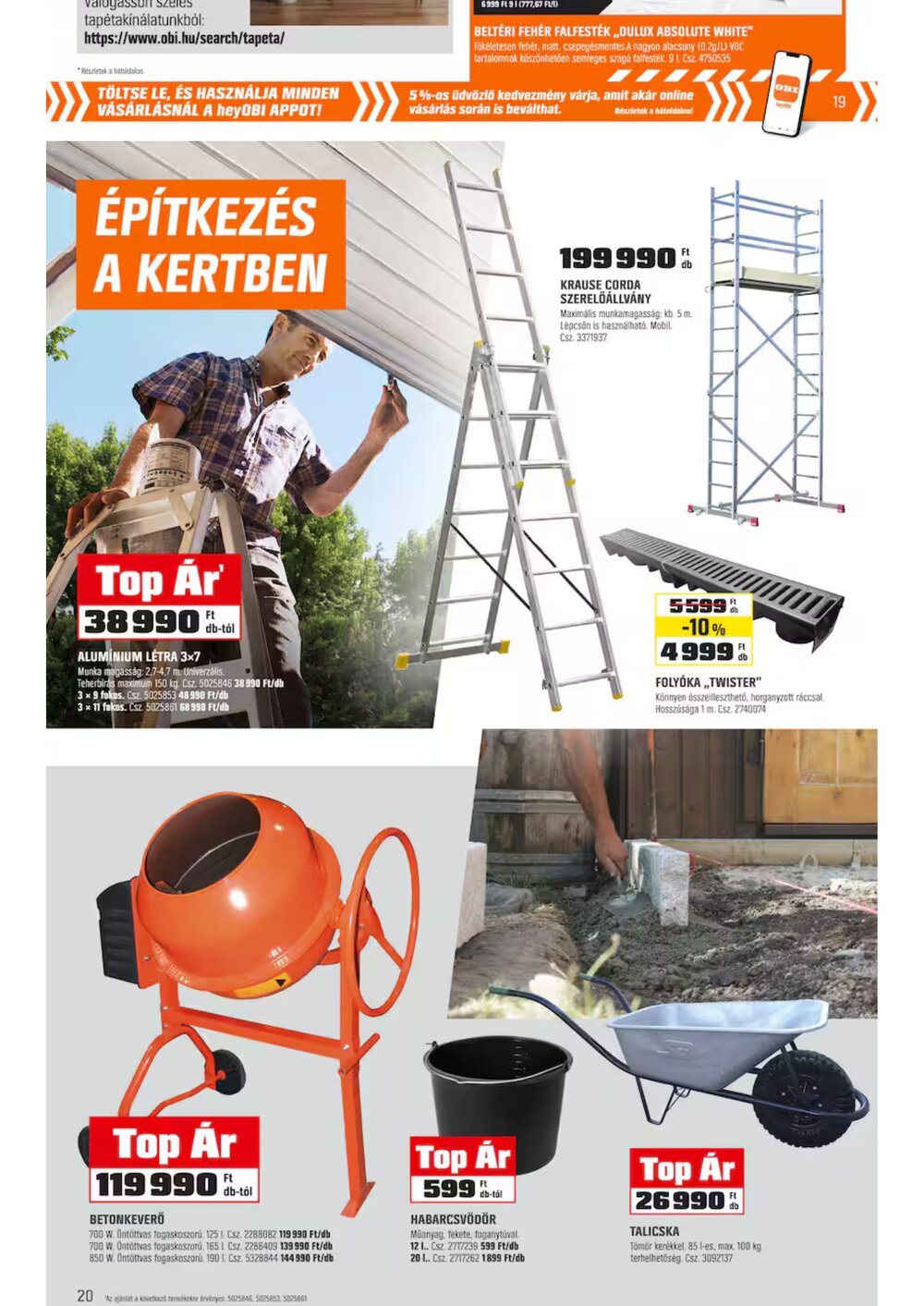 OBI akciós újság 2026.03.03-tól - 18. oldal.