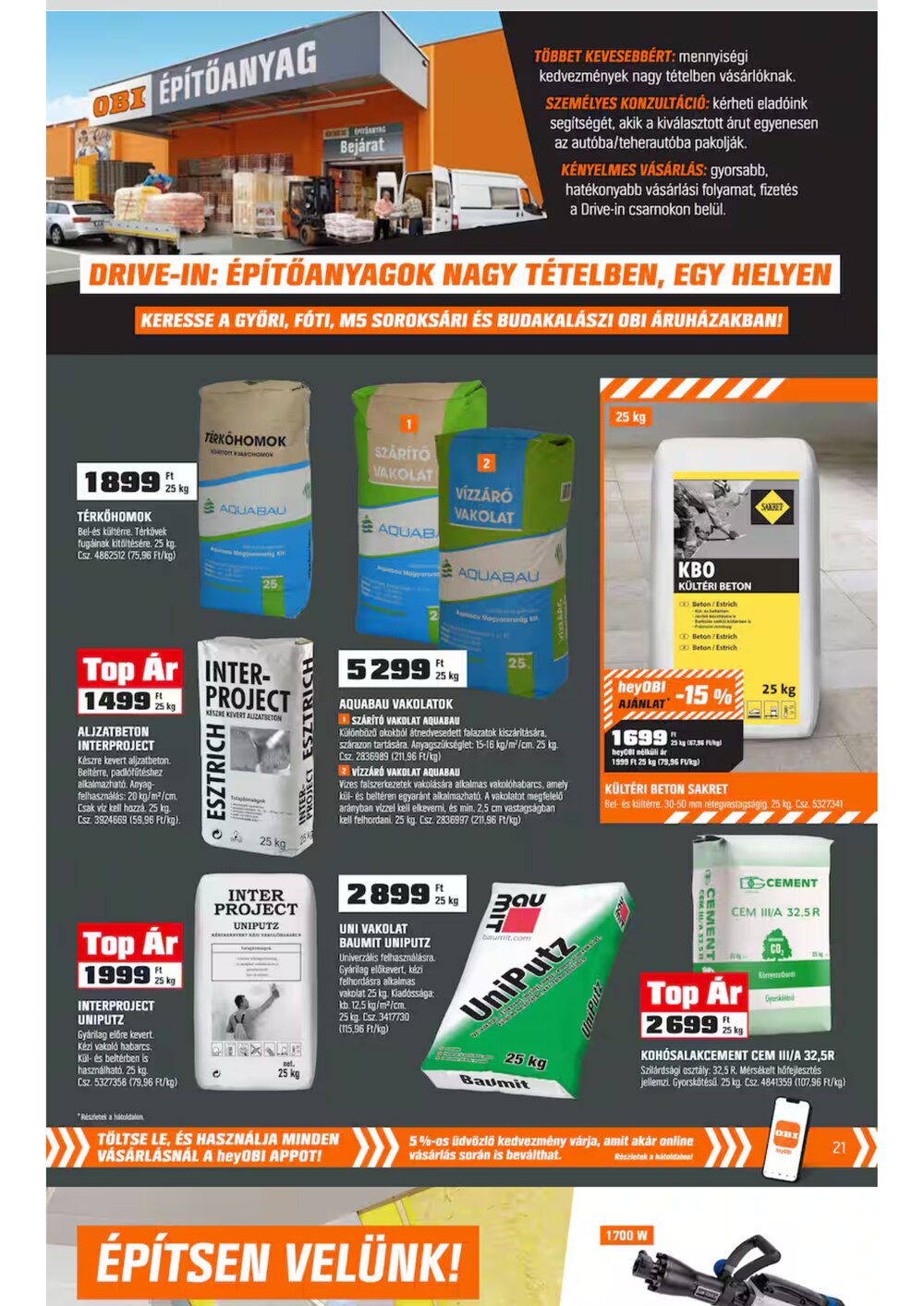 OBI akciós újság 2026.03.03-tól - 19. oldal.