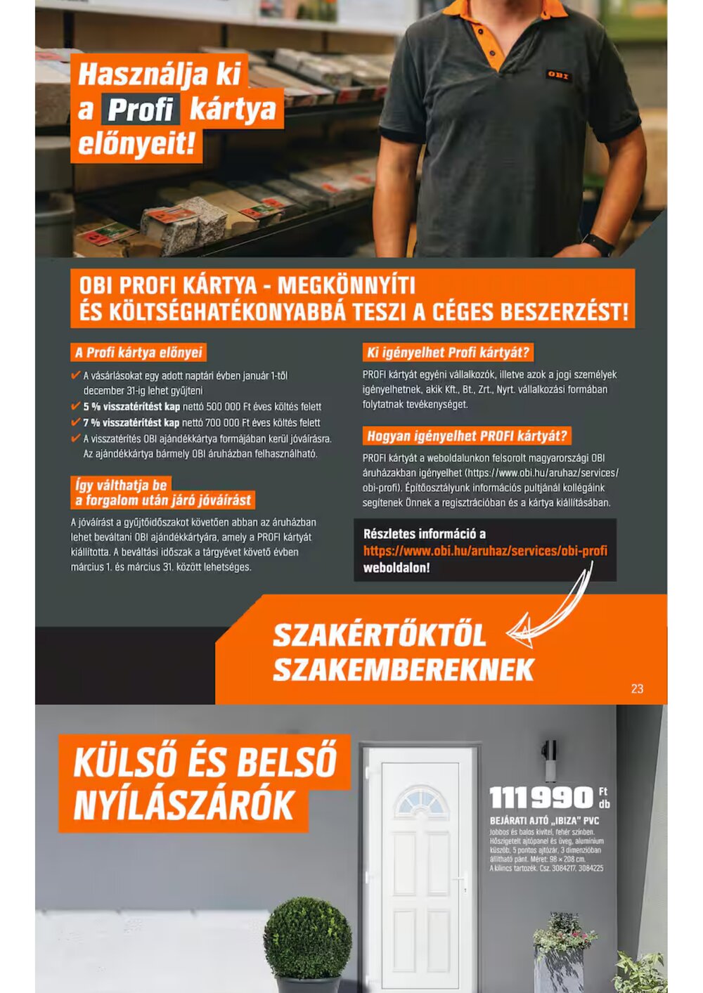 OBI akciós újság 2026.03.03-tól - 21. oldal.