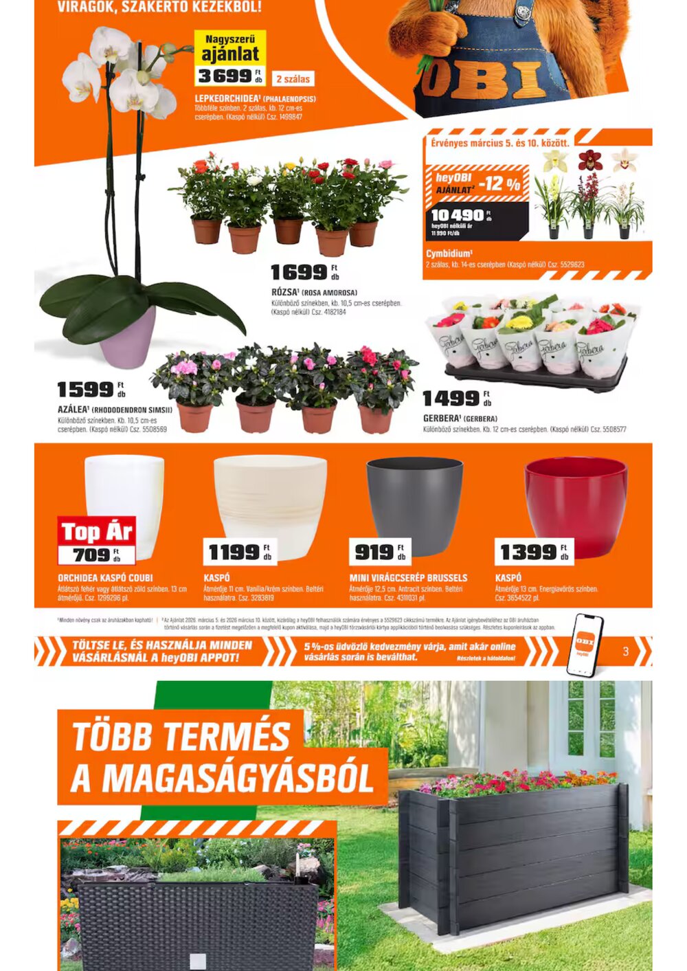 OBI akciós újság 2026.03.03-tól - 3. oldal.