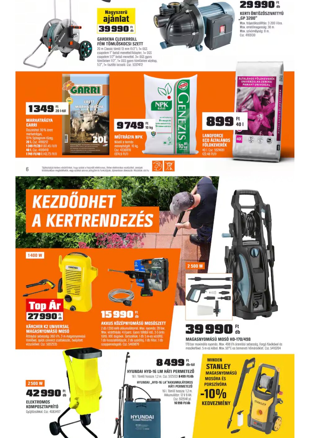 OBI akciós újság 2026.03.03-tól - 6. oldal.