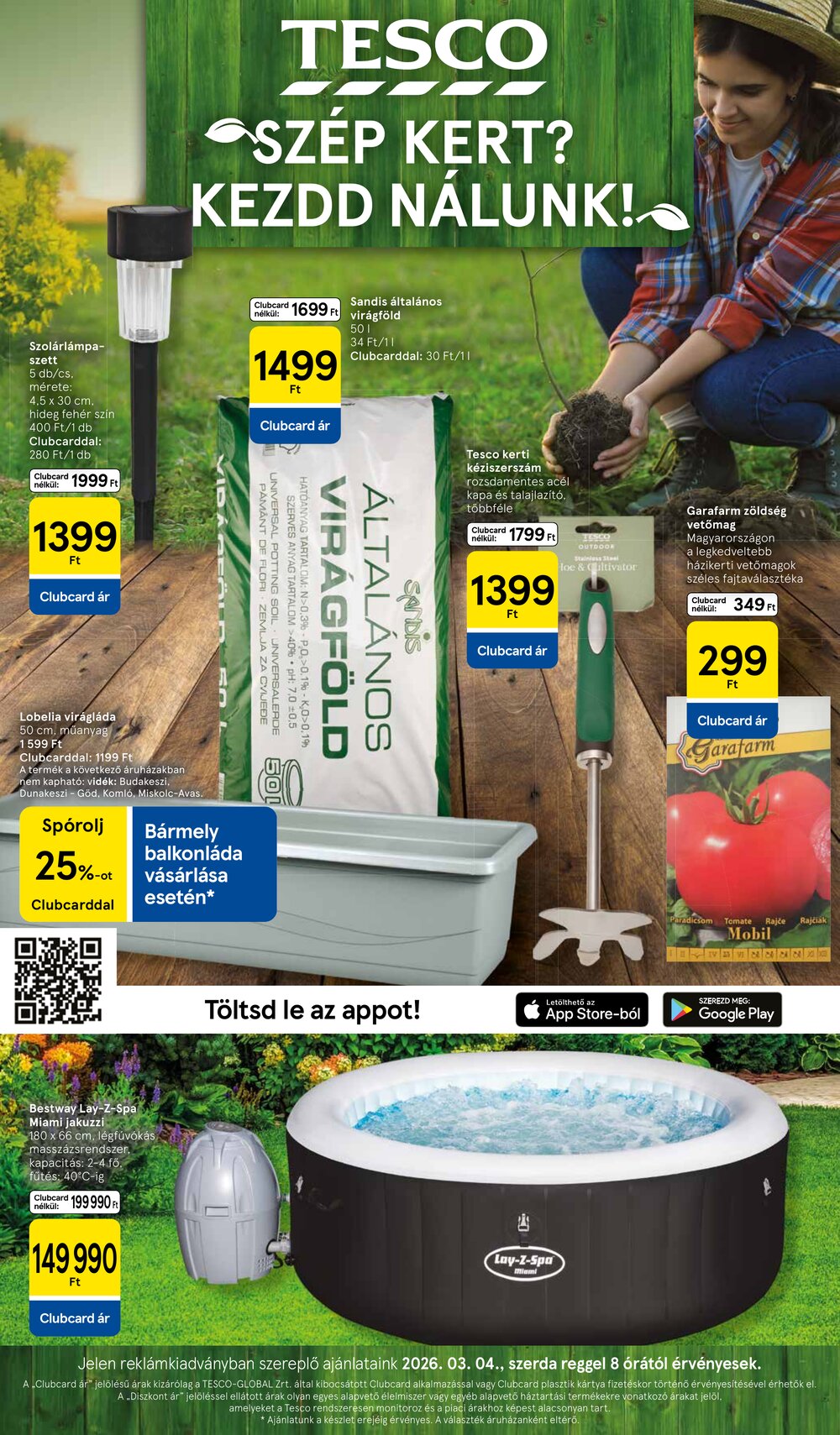 Tesco akciós újság 2026.03.04-től - 1. oldal.