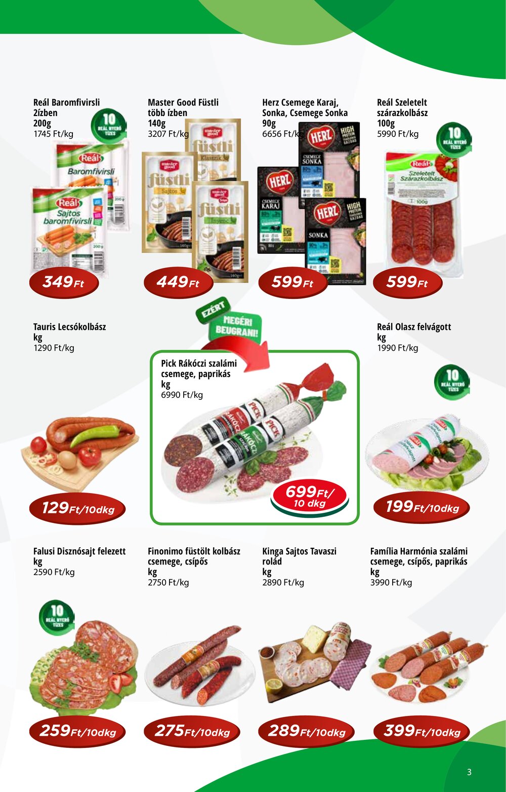 Reál akciós újság 2026.03.04-től - 3. oldal.
