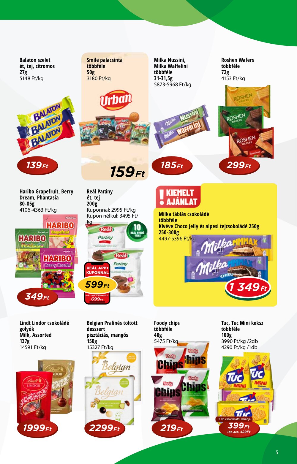 Reál akciós újság 2026.03.04-től - 5. oldal.