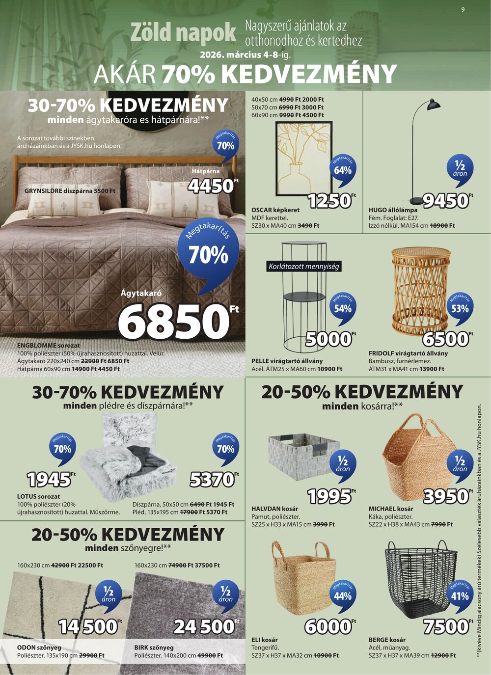 JYSK akciós újság 2026.03.04-től - 10. oldal.