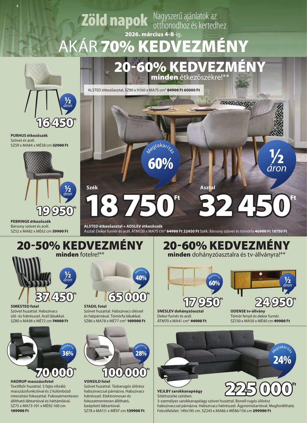 JYSK akciós újság 2026.03.04-től - 5. oldal.