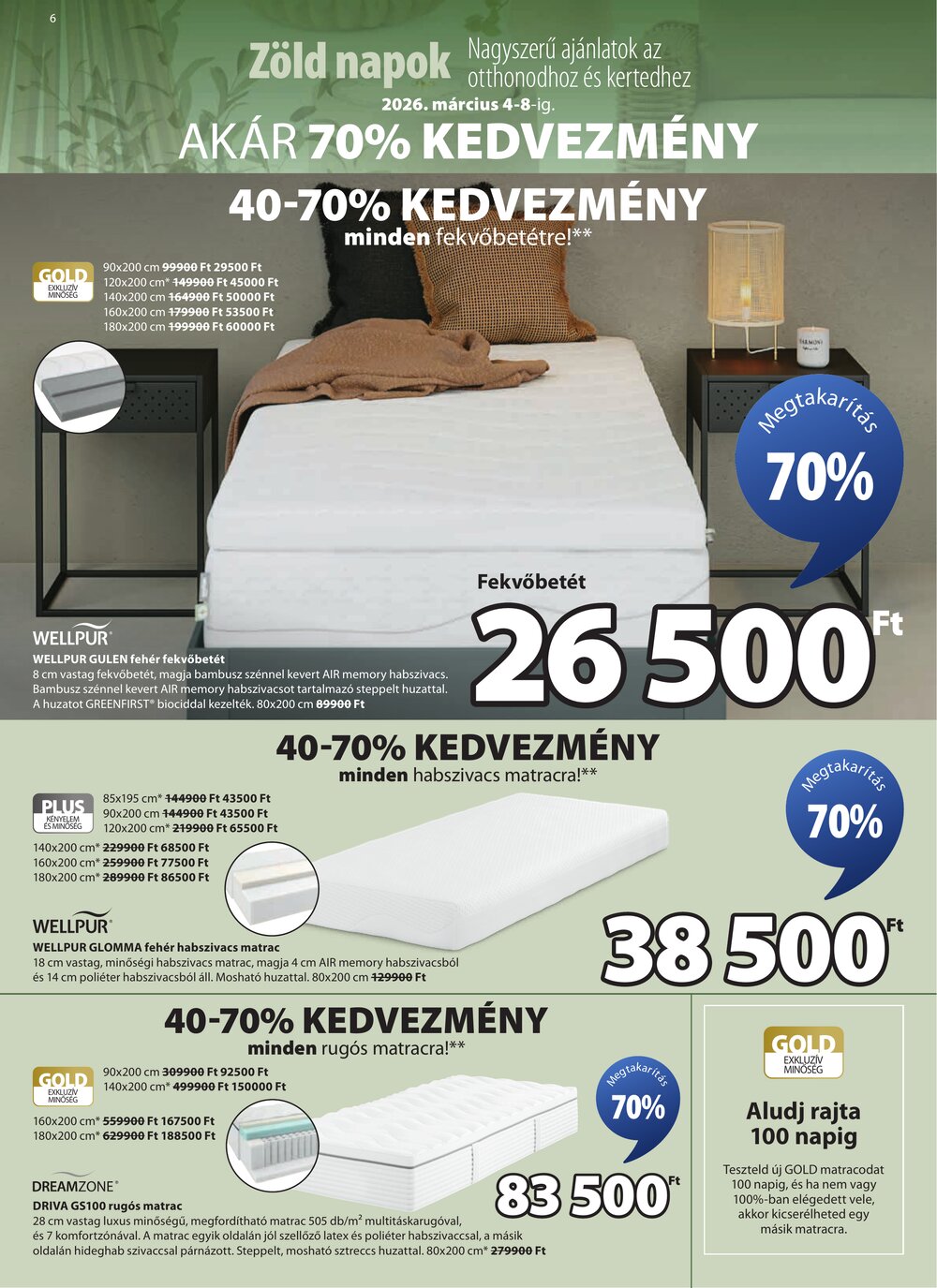 JYSK akciós újság 2026.03.04-től - 7. oldal.