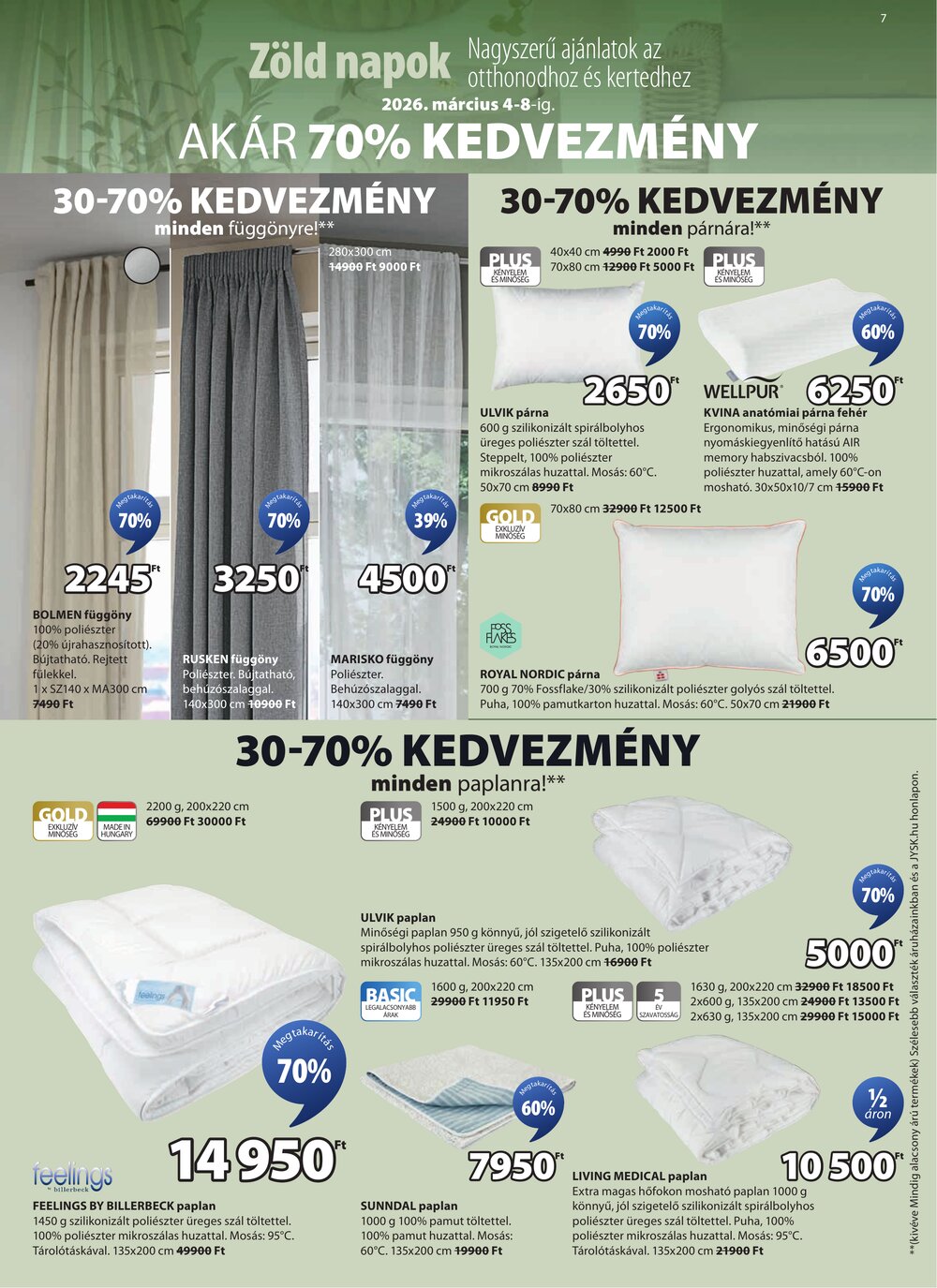 JYSK akciós újság 2026.03.04-től - 8. oldal.