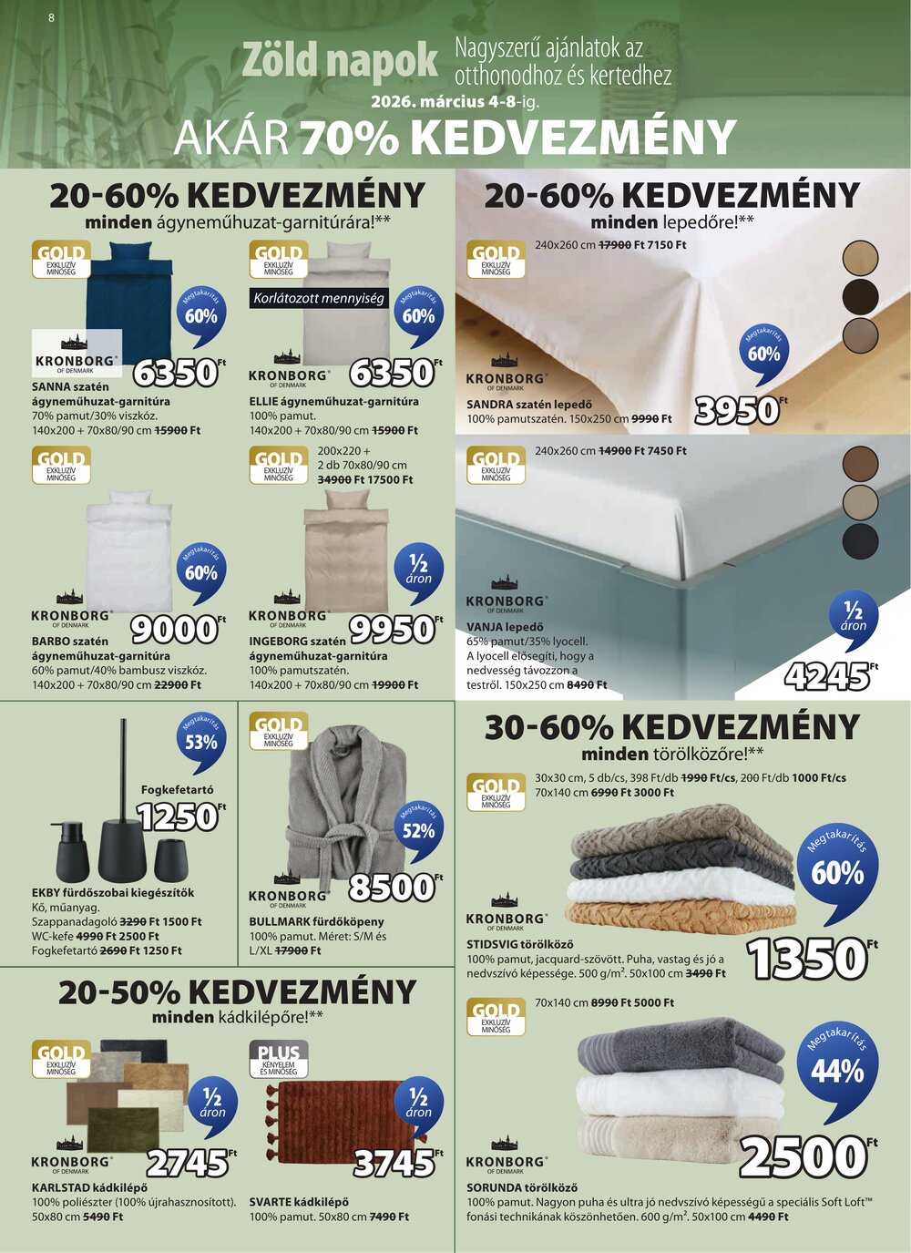 JYSK akciós újság 2026.03.04-től - 9. oldal.