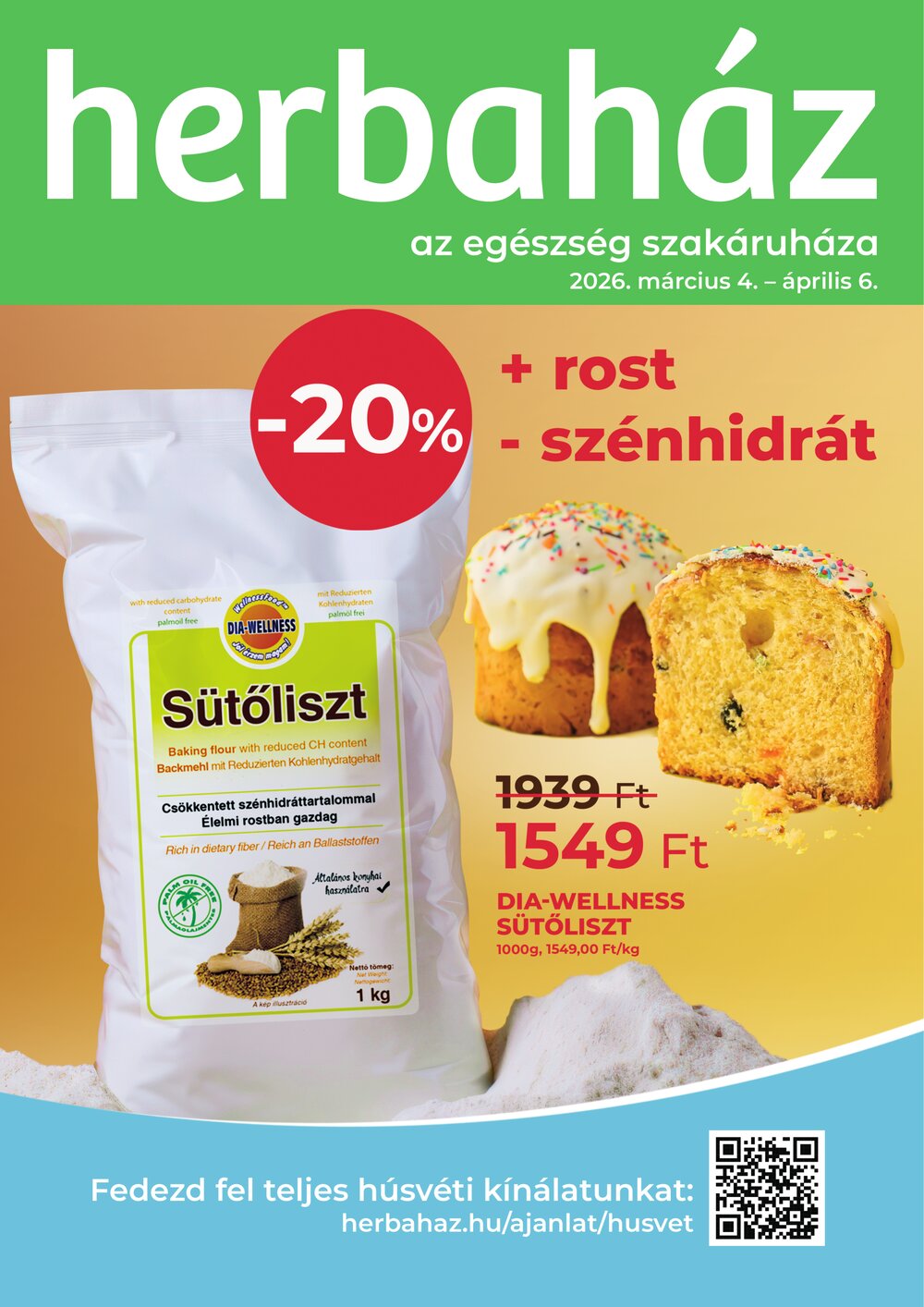 Herbaház akciós újság 2026.03.04-től - 1. oldal.