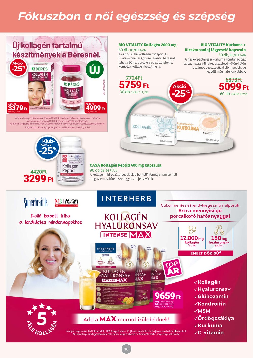 Herbaház akciós újság 2026.03.04-től - 18. oldal.