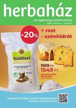 Herbaház akciós újság 2026.03.04-től