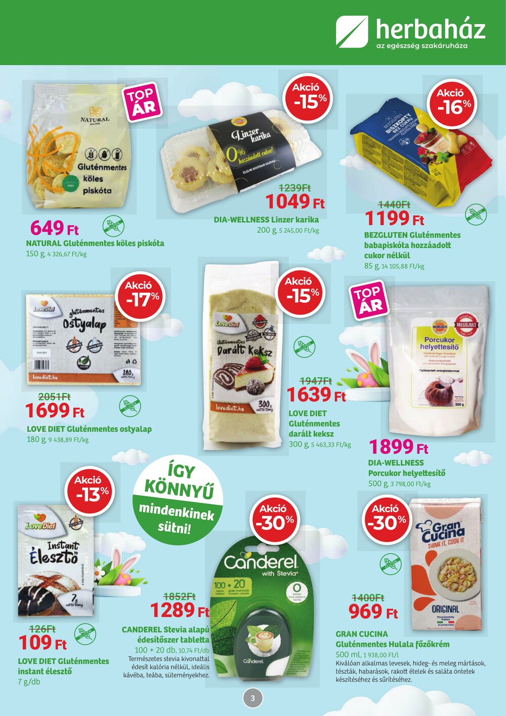 Herbaház akciós újság 2026.03.04-től - 3. oldal.