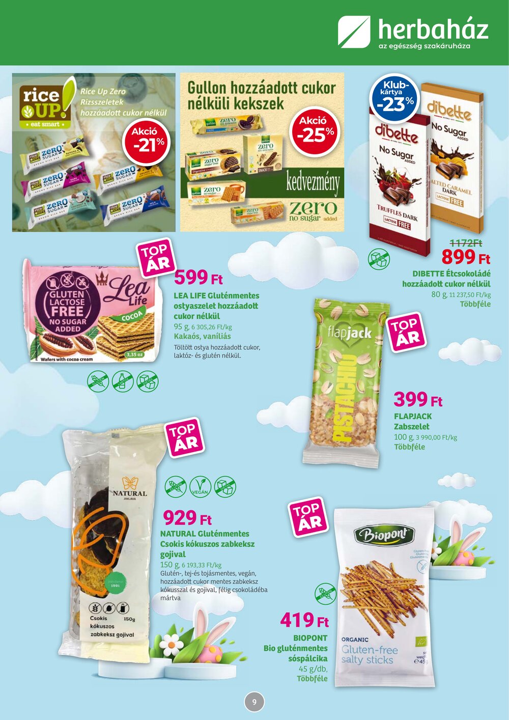 Herbaház akciós újság 2026.03.04-től - 9. oldal.